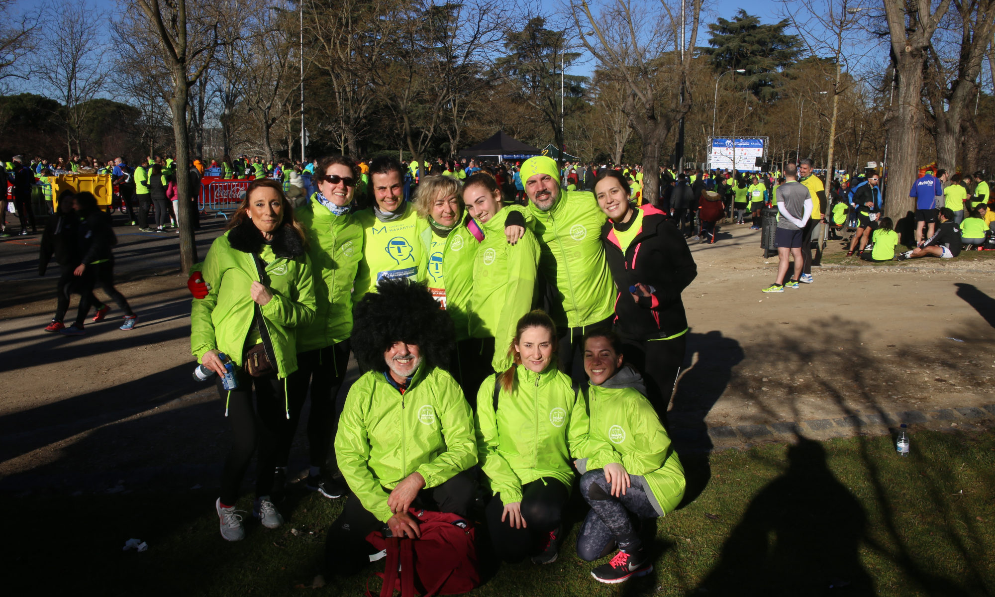 Participantes de la carrera